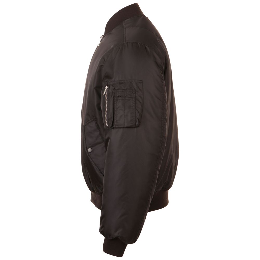 Куртка бомбер унисекс Remington черная, размер XL