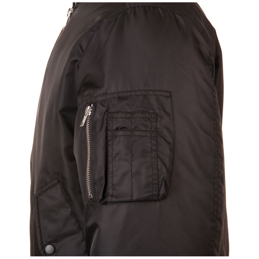 Куртка бомбер унисекс Remington черная, размер M