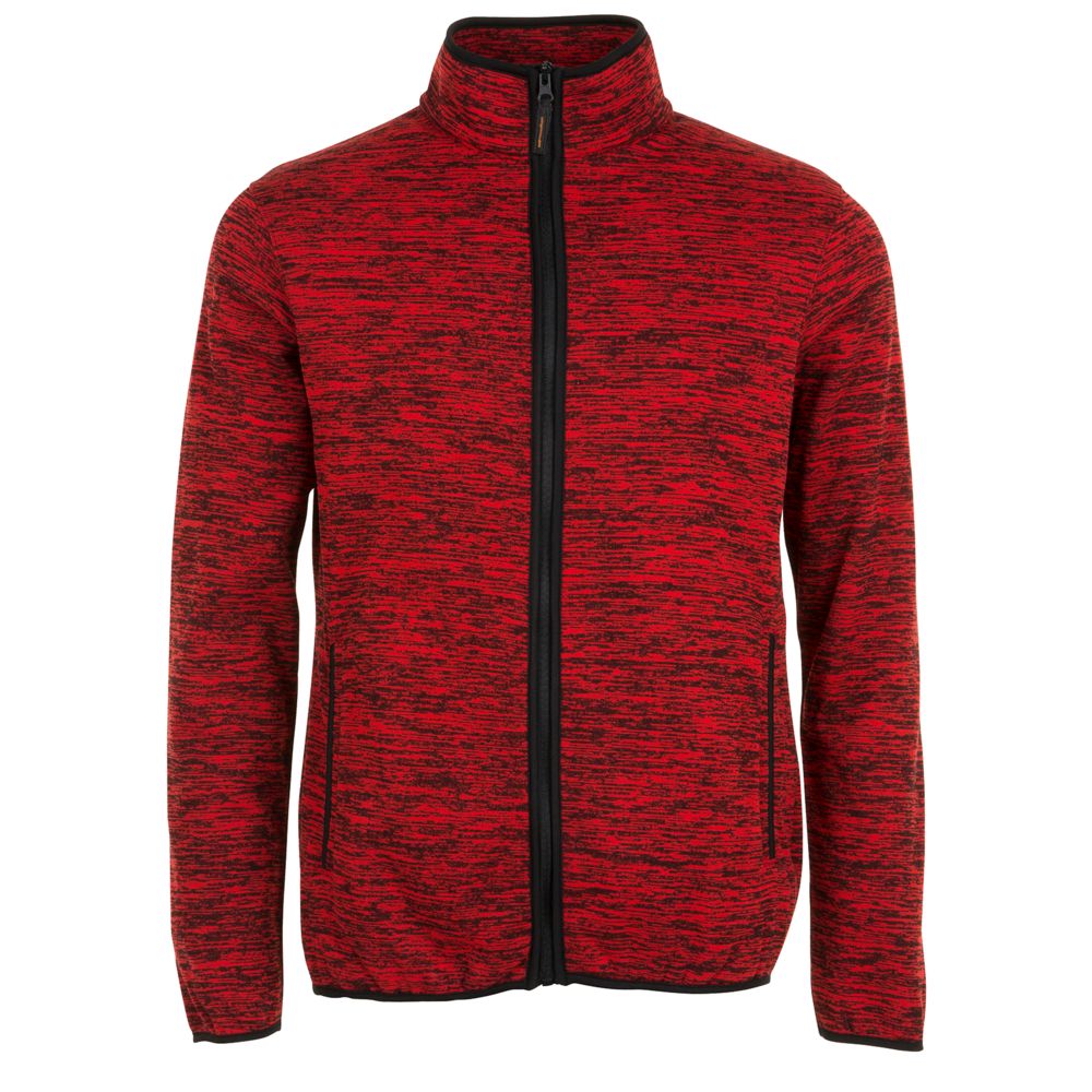 Куртка флисовая Turbo красный/черный, размер 5XL