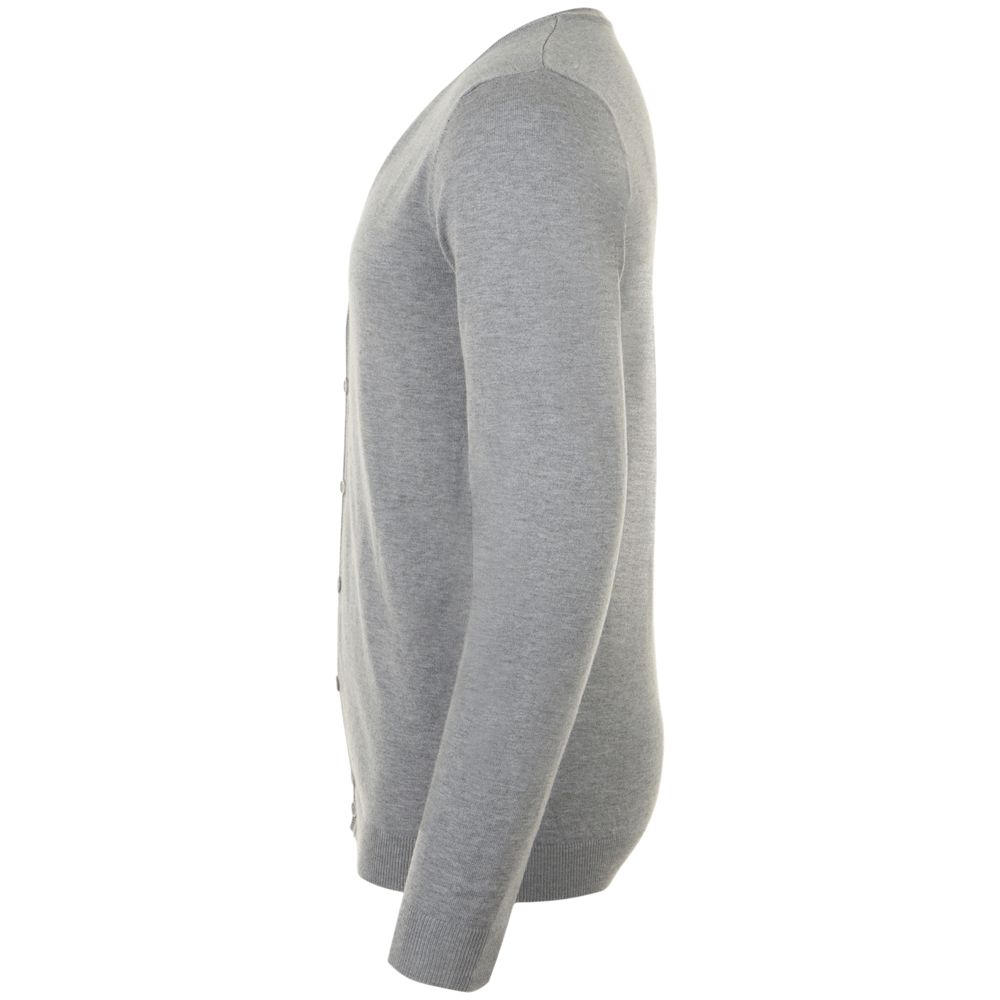 Кардиган мужской Griffith серый меланж, размер 3XL