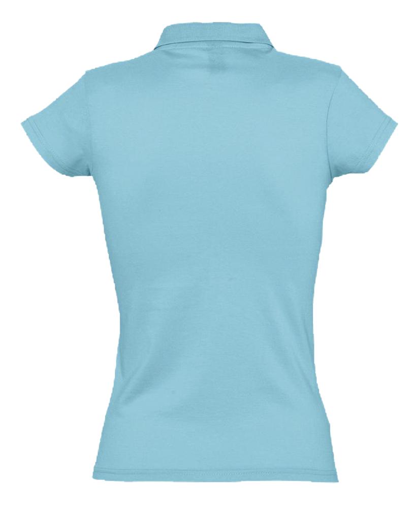 Рубашка поло женская Prescott women 170 бирюзовая, размер XXL