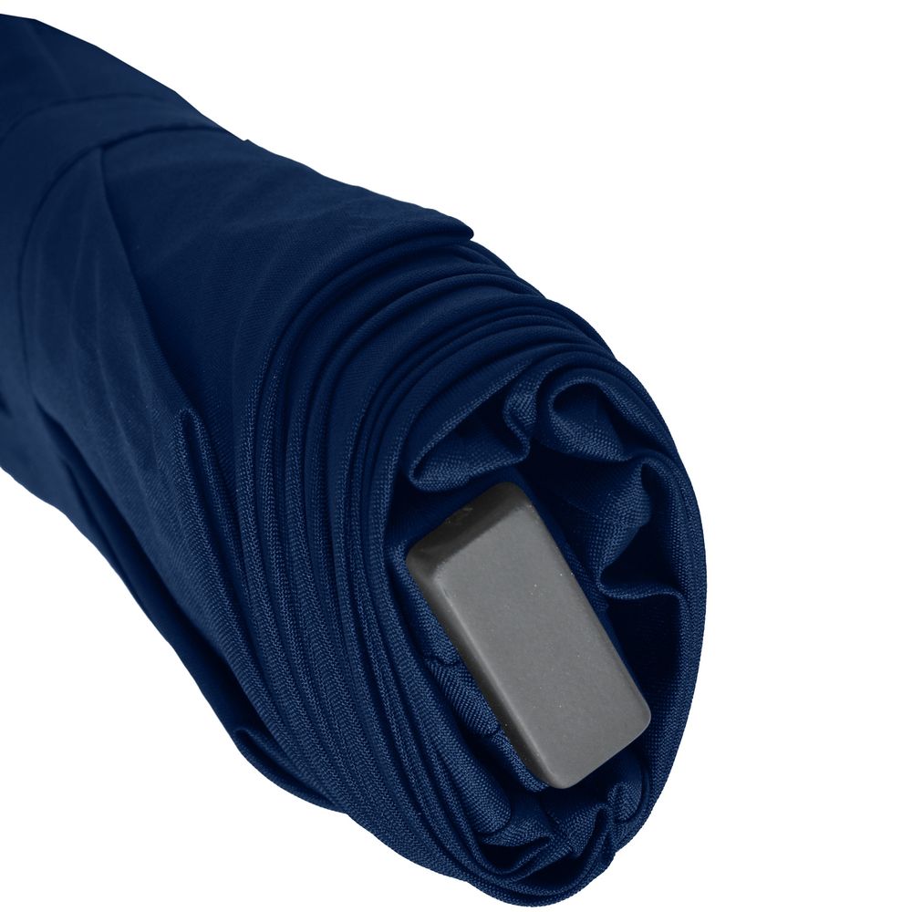 Зонт складной Mini Hit Flach, темно-синий