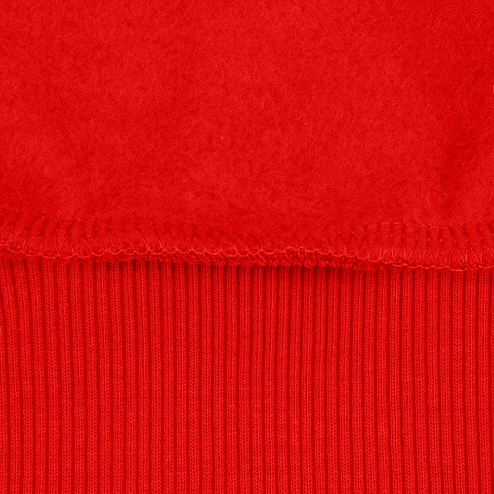 Толстовка на молнии с капюшоном Siverga Heavy, красная (алая), размер 4XL