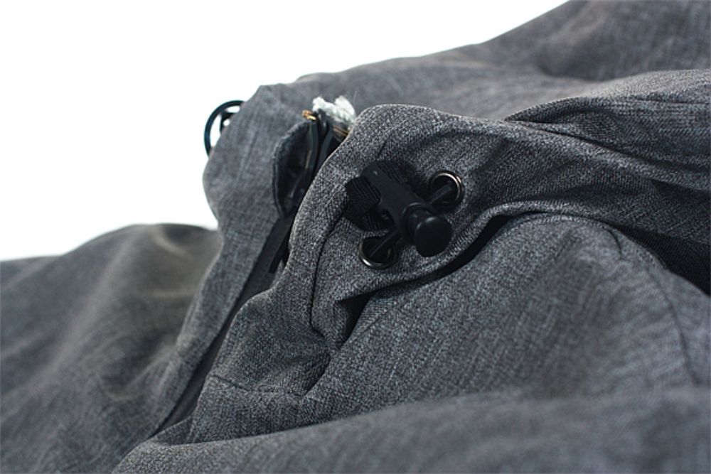 Куртка женская Elizabeth, черный меланж, размер XL