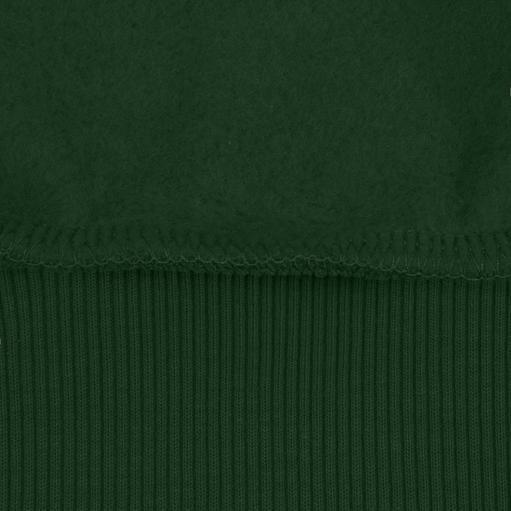 Толстовка с капюшоном на молнии Unit Siverga Heavy, темно-зеленая, размер 4XL