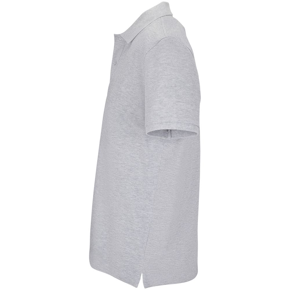 Рубашка поло унисекс Pegase, серый меланж, размер 4XL