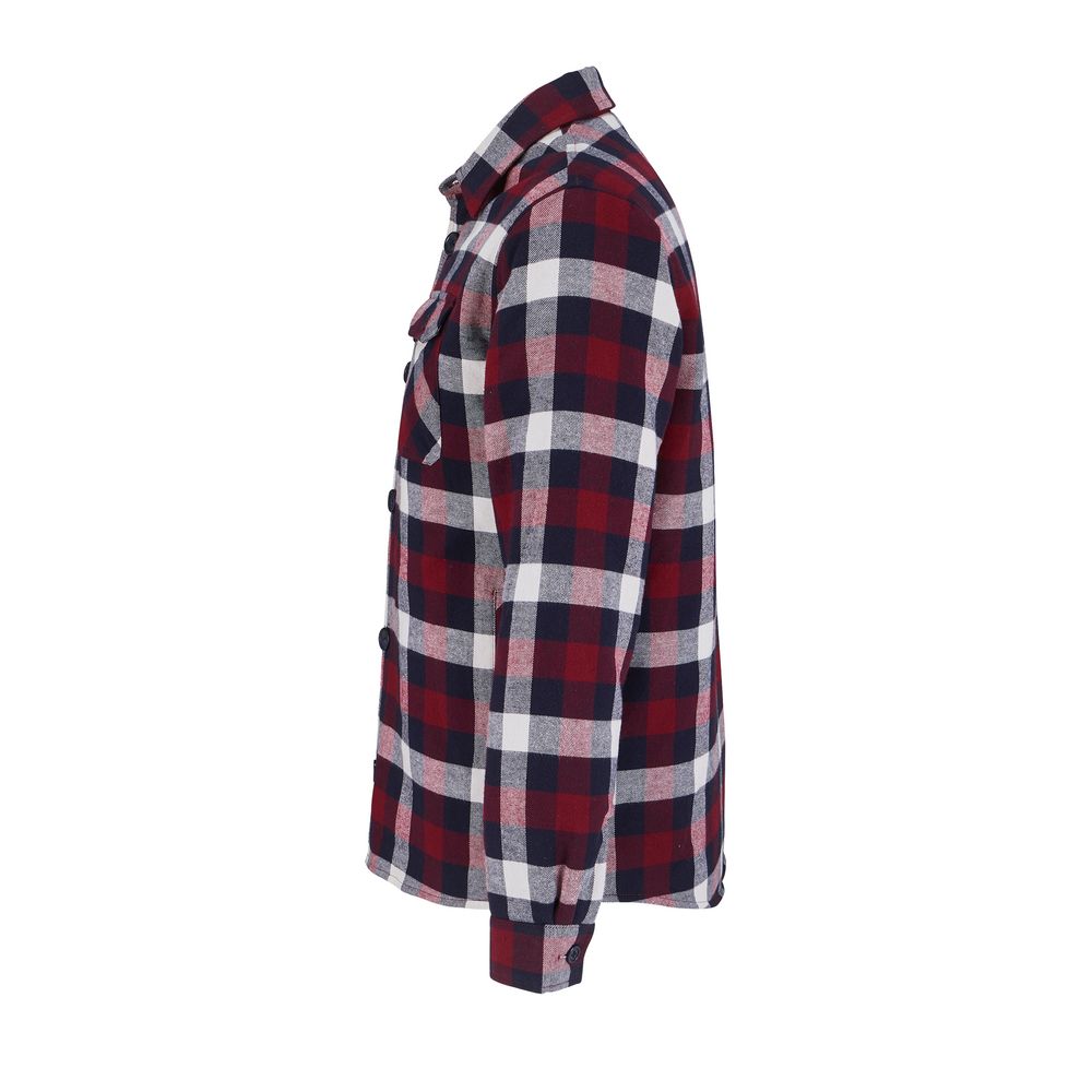 Куртка-рубашка оверсайз унисекс Noah, бордовая, размер 3XL/4XL