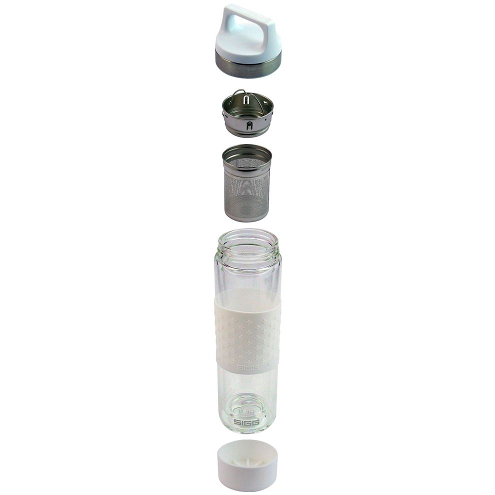 Бутылка для воды Glass WMB, белая