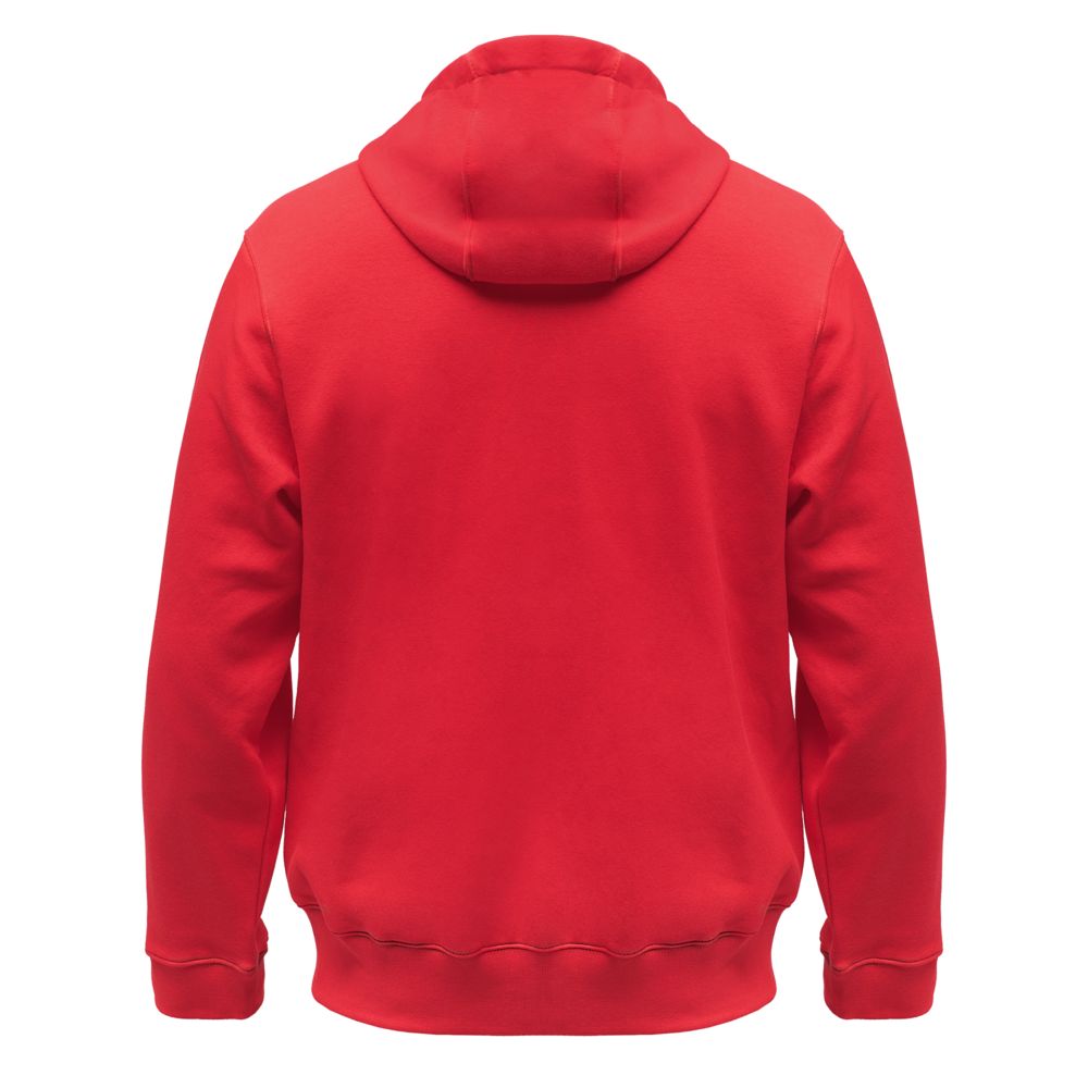 Толстовка мужская Hooded Full Zip красная, размер XXL