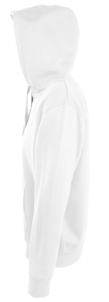 Толстовка мужская на молнии Soul Men 290 с контрастным капюшоном, белая, размер 3XL