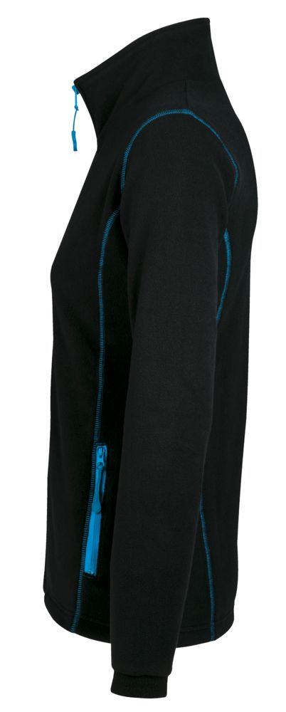 Куртка женская Nova Women 200 черная с ярко-голубым, размер XXL