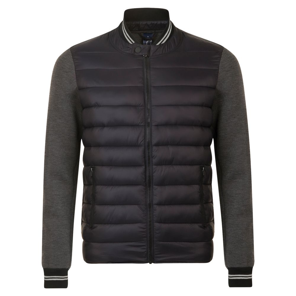 Куртка унисекс Volcano черный меланж/черный, размер 3XL