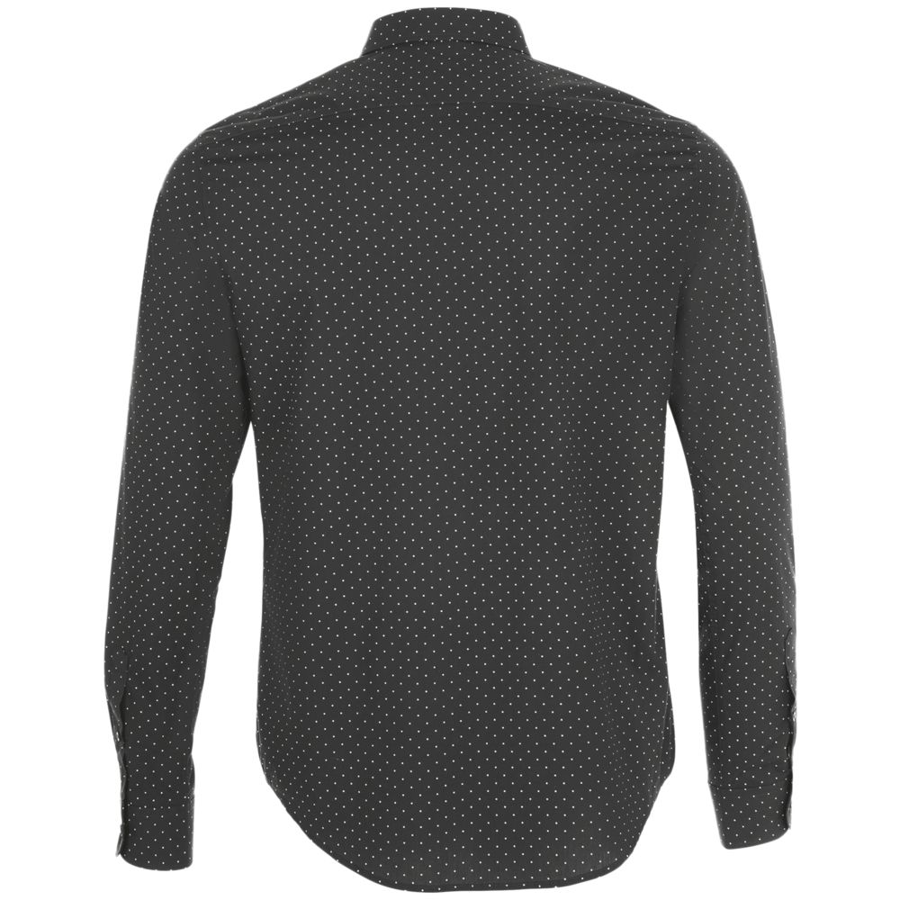 Рубашка мужская Becker Men, темно-серая с белым, размер XL