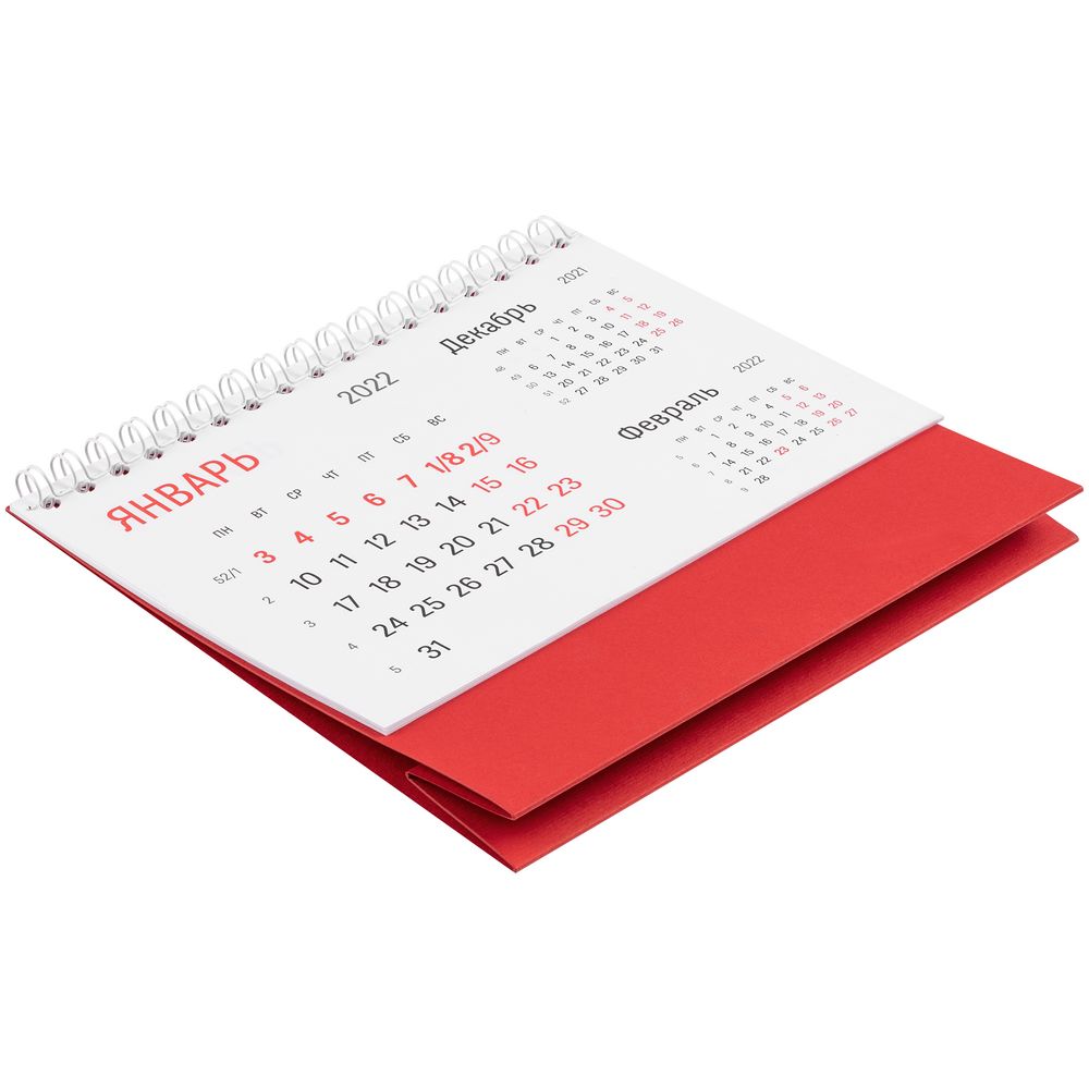 Календарь настольный Nettuno, красный