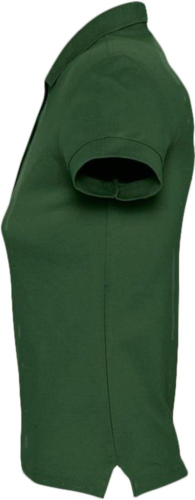 Рубашка поло женская Passion 170 темно-зеленая, размер XXL