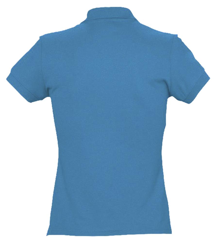 Рубашка поло женская Passion 170 ярко-бирюзовая, размер XXL