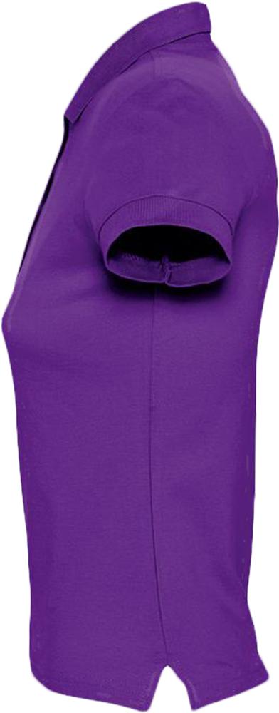 Рубашка поло женская Passion 170 темно-фиолетовая, размер XXL