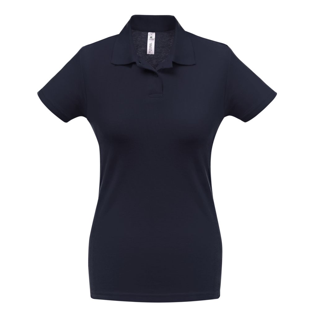 Рубашка поло женская ID.001 темно-синяя, размер 3XL