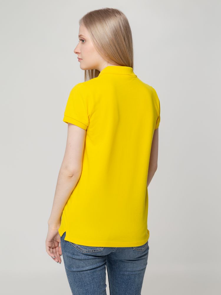 Рубашка поло женская Virma lady, желтая, размер XXL