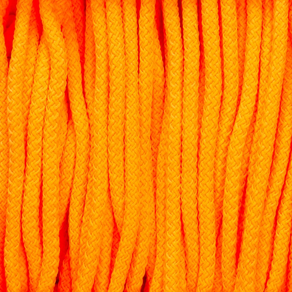 Круглый шнур Lasso S, оранжевый неон, 10 см