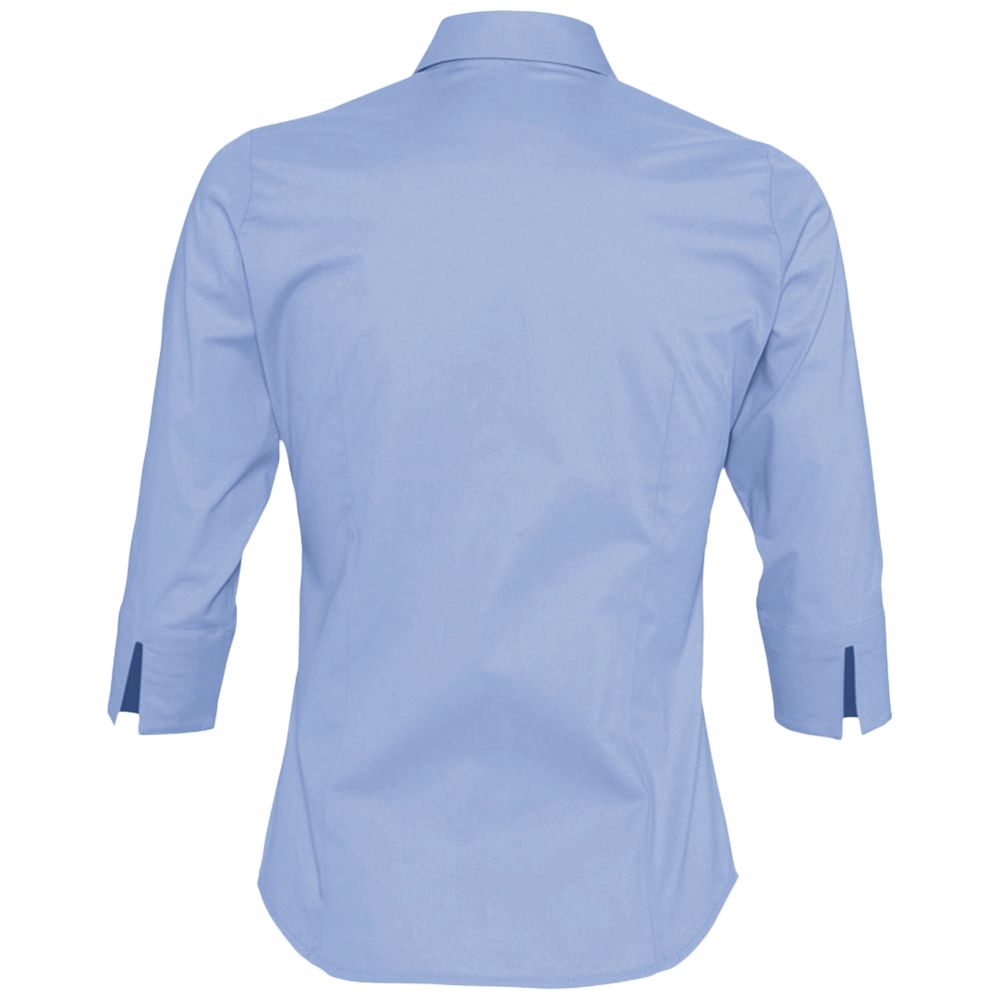 Рубашка женская с рукавом 3/4 Effect 140 голубая, размер M