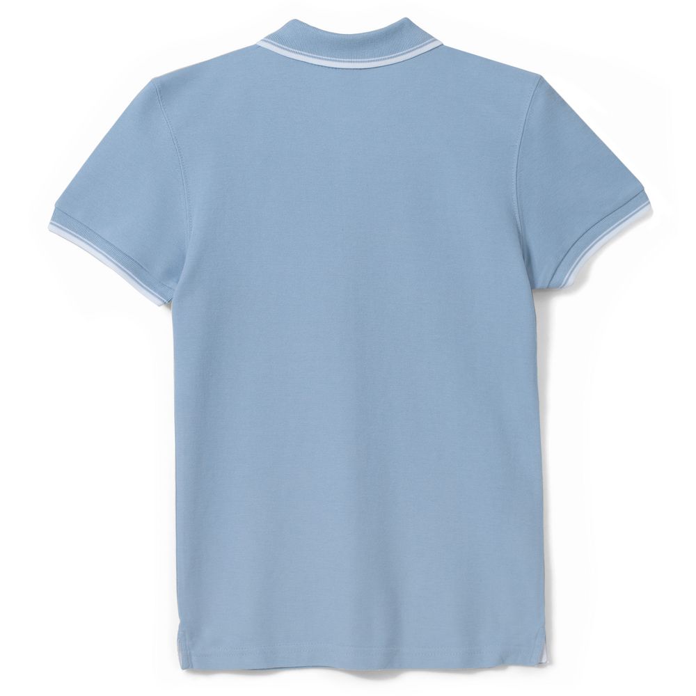  Рубашка поло женская Practice women 270, голубой/белый, размер XXL