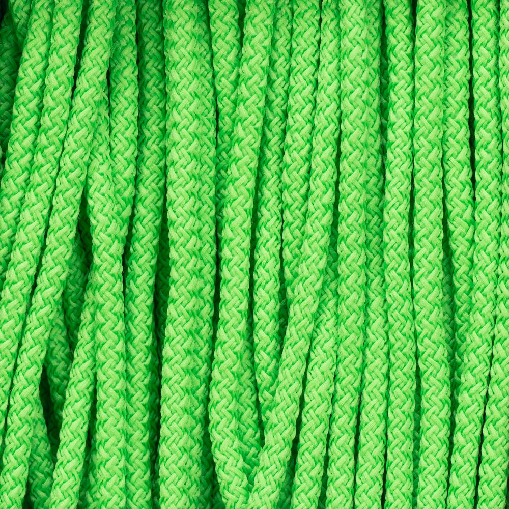 Круглый шнур Lasso S, зеленый неон, 40 см