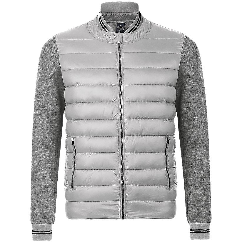 Куртка унисекс Volcano меланж/серый, размер 3XL