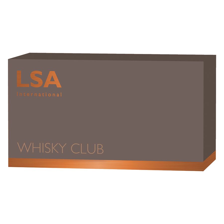 Набор из 2 бокалов Whisky Club, коричневый