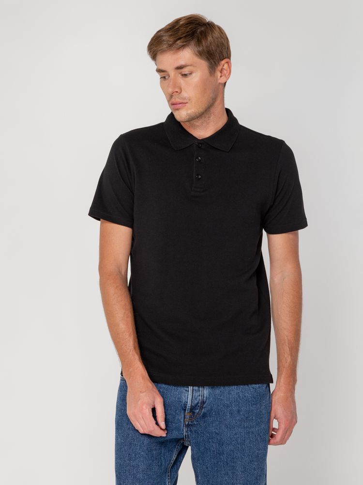 Рубашка поло мужская Virma Light, черная, размер 4XL