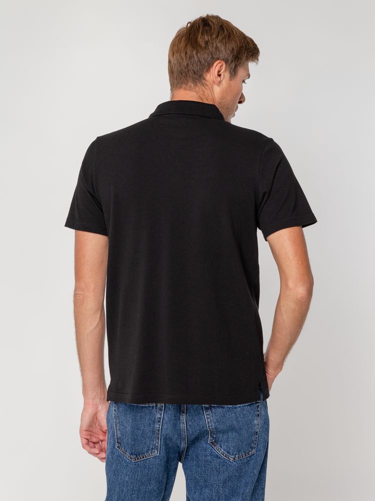 Рубашка поло мужская Virma Light, черная, размер 4XL