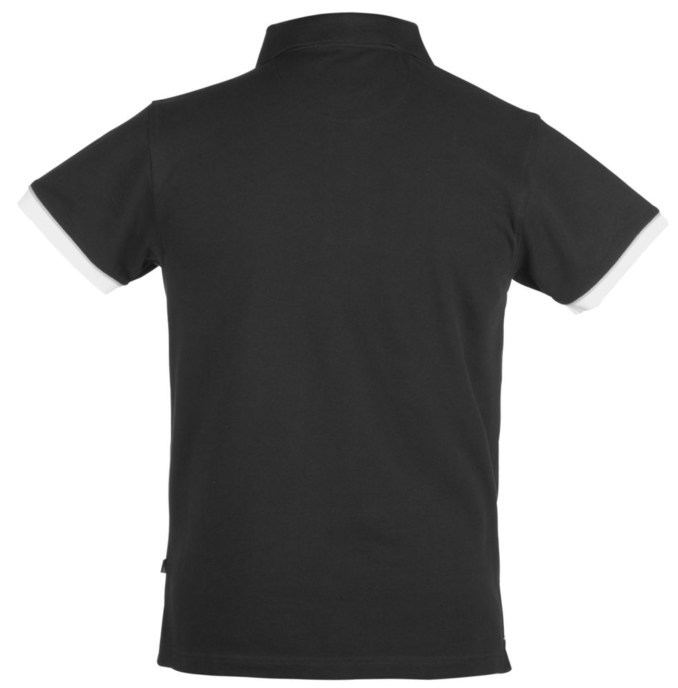 Рубашка поло мужская Anderson, черная, размер XXL