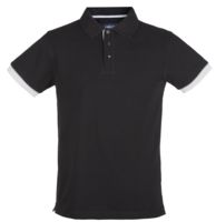 Рубашка поло мужская Anderson, черная, размер XL