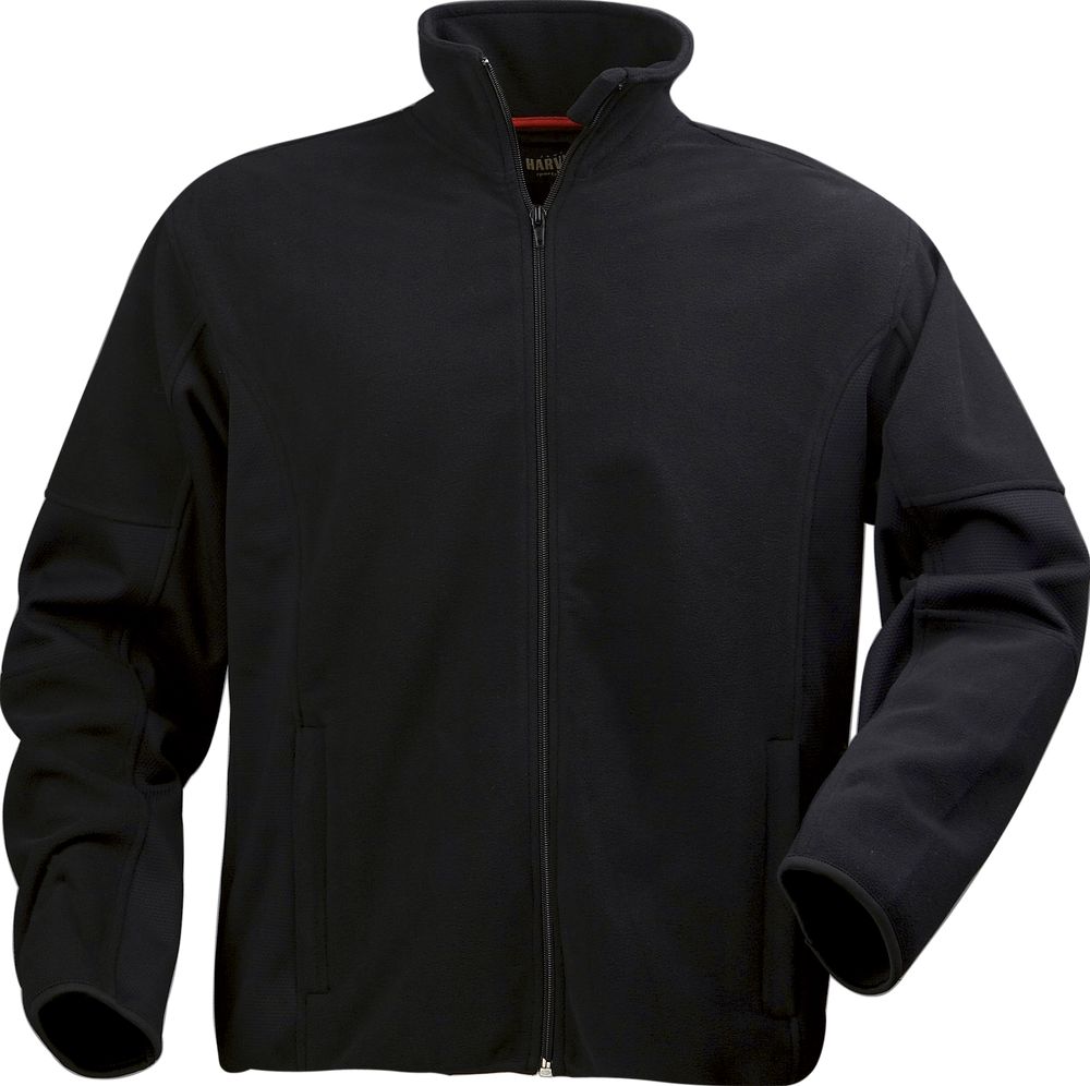 Куртка флисовая мужская Lancaster, черная, размер XL
