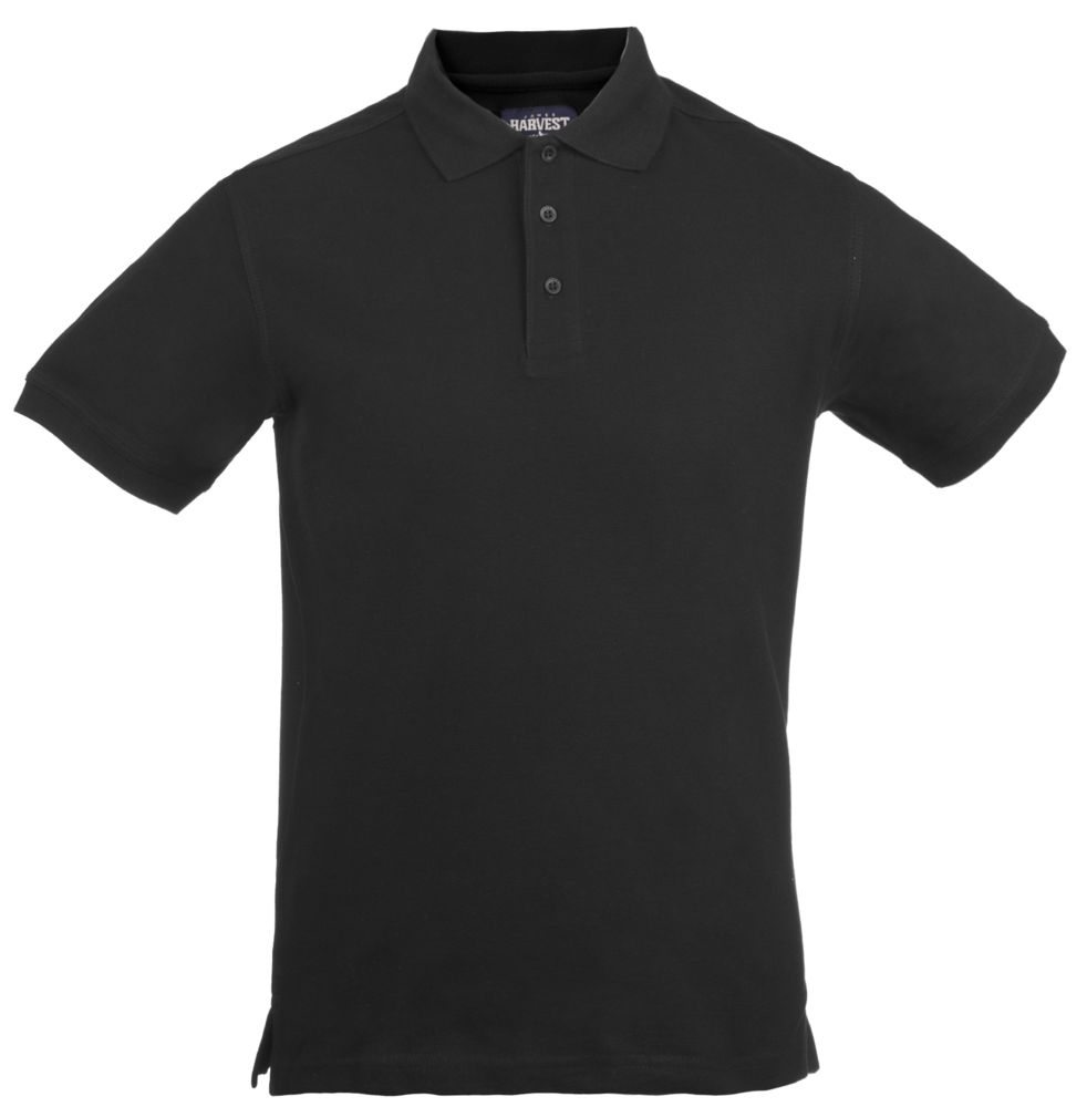 Рубашка поло мужская Morton, черная, размер S