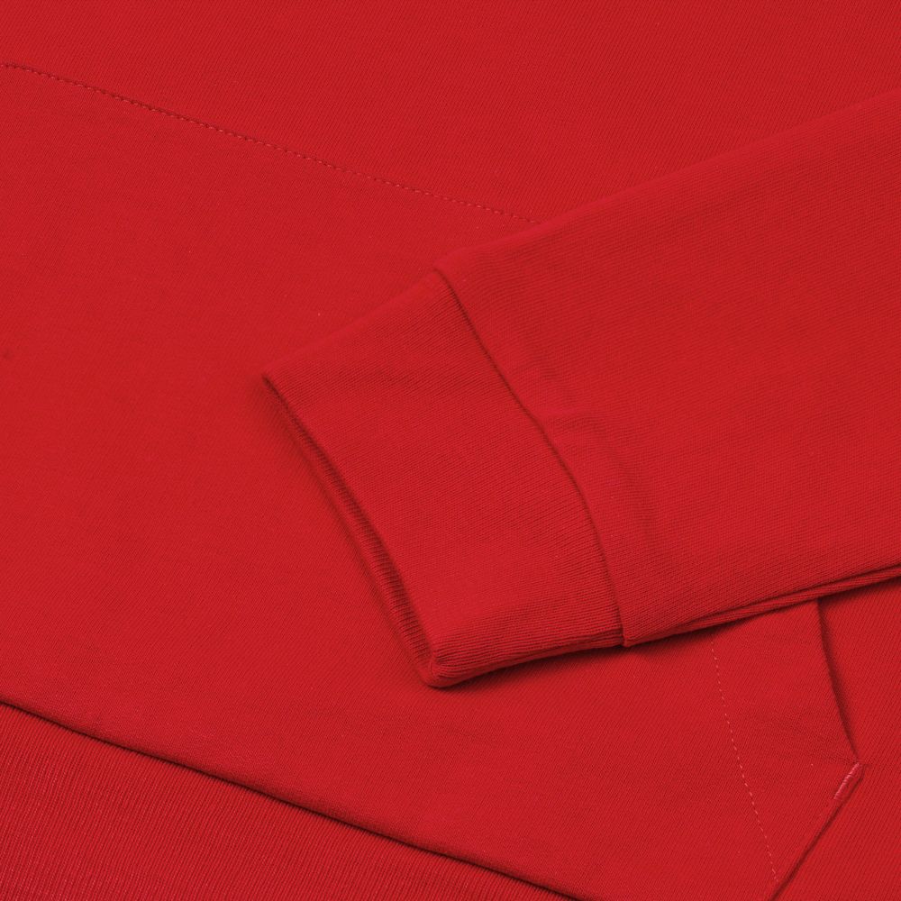 Толстовка на молнии с капюшоном Unit Siverga красная, размер 4XL