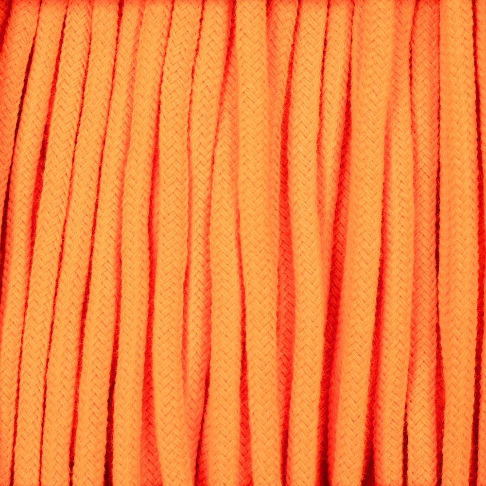 Круглый шнур Lasso S, оранжевый неон, 50 см