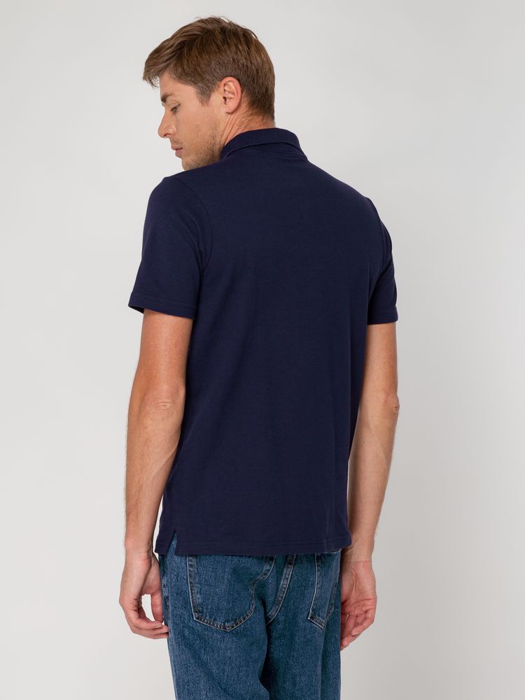 Рубашка поло мужская Virma Light, темно-синяя (navy), размер 4XL
