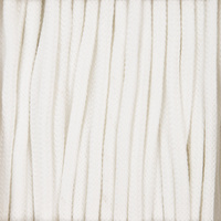 Круглый шнур Lasso S, белый, 10 см