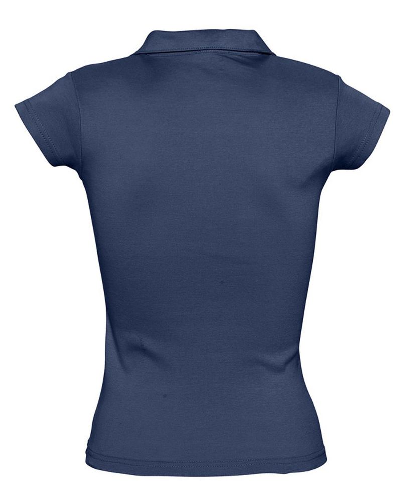 Рубашка поло женская без пуговиц Pretty 220 кобальт (темно-синий), размер L