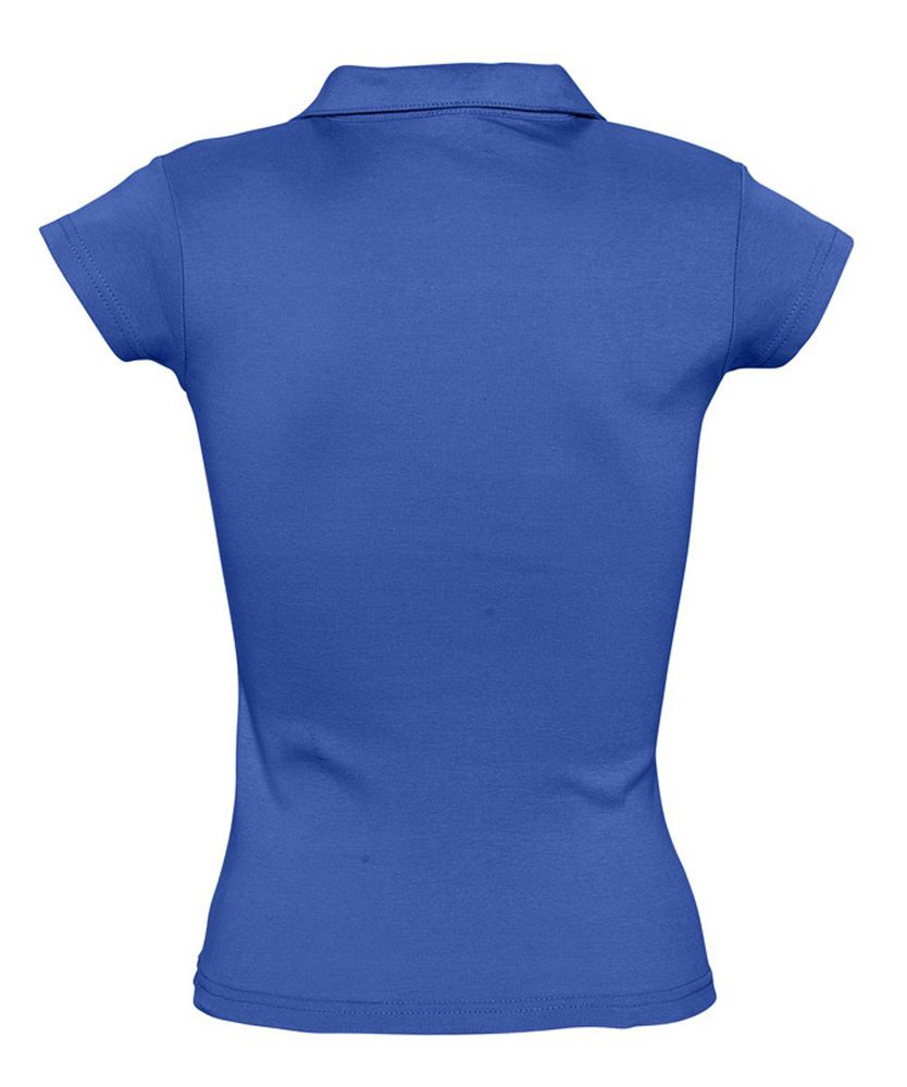 Рубашка поло женская без пуговиц Pretty 220 ярко-синяя (royal), размер XL