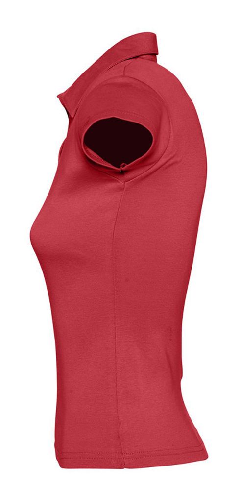 Рубашка поло женская без пуговиц Pretty 220 красная, размер XL